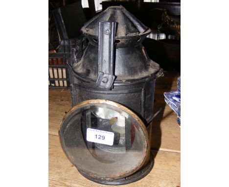 Vintage style railway lamp - 28cm high