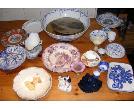 Various collectable ceramic ware, including Baden Powell commemorative plate