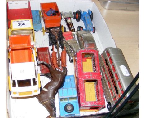 Sundry assorted die-cast model vehicles, including Corgi Route Master Bus, etc.