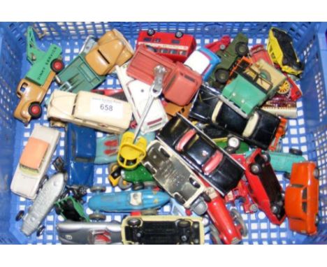 A quantity of Dinky, Corgi and other die-cast model vehicles