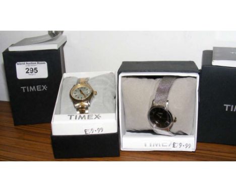 Two Timex wrist watches (new in original boxes)