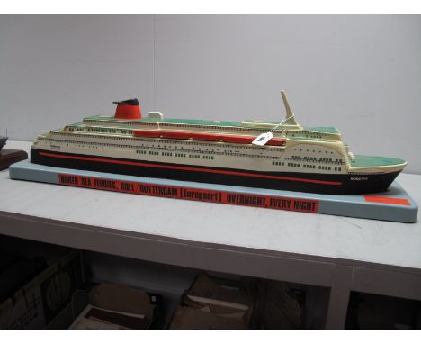 A 1970's/1980's Large Plastic Travel Agents Display- Model of 'Norstar' North Sea Ferry from the Hull/Rotterdam route. Model 
