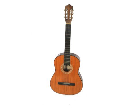 A Hohner spanish classical acoustic guitar. Model MC-05