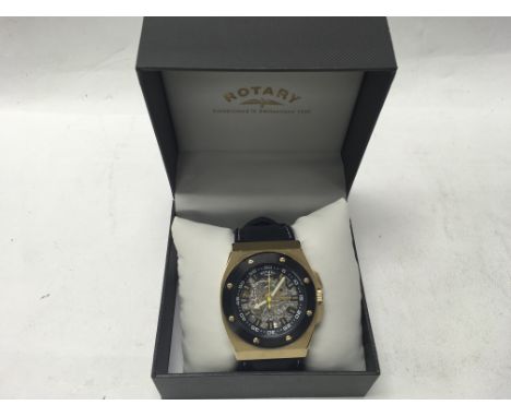A boxed Rotary gents automatic 1895 edition.