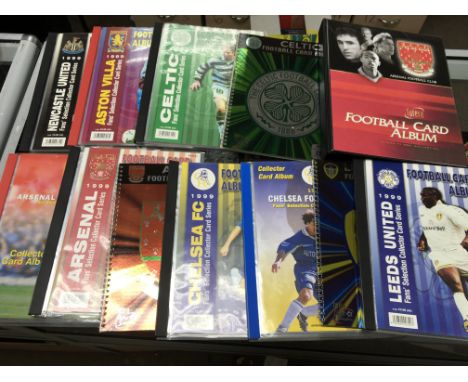 Football Club Card Albums: Includes Leeds Arsenal Chelsea Celtic Newcastle and Aston Villa: Believed to be Complete in Albums