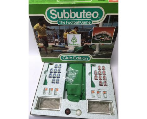 Two complete boxed 1970’s/1980’s subbuteo sets Club Edition.