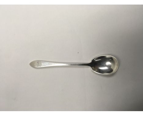 Tiffany & co sterling large caddy spoon,with full hallmarks.weight 40.1grams