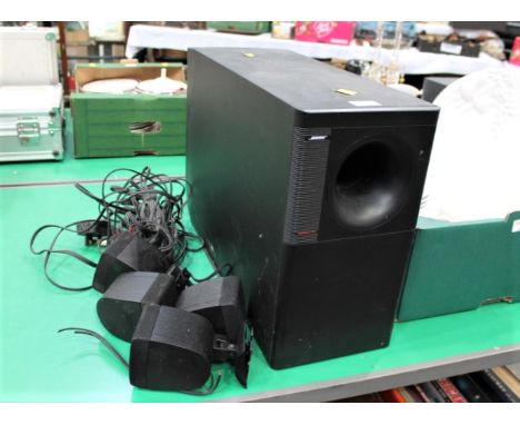 Bose Acoustimass Series 5 speaker system with bag of cables