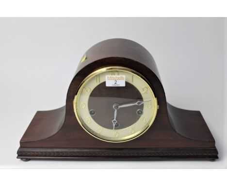 Wooden mantle clock