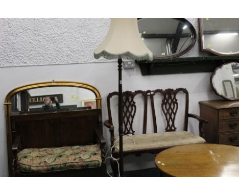 Standard lamp with shade