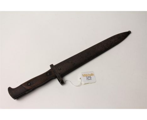 World War One bayonet - This bladed lot is not for sale to people under the age of 18. By bidding on this item you are declar
