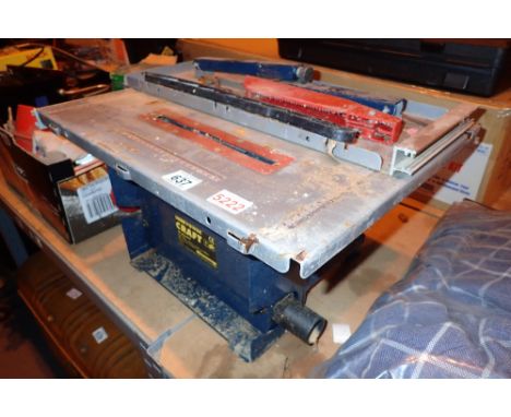 Powercraft PBS 205 electric table saw  CONDITION REPORT: All electrical items in this lot have been PAT tested for safety and