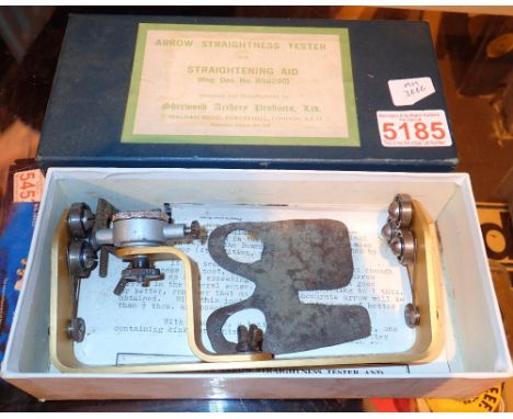 Boxed Sherwood Archery products arrow straightness tester 