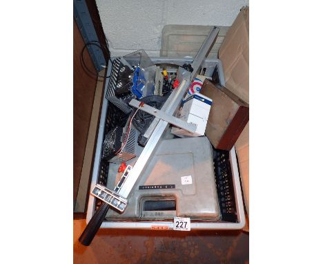 Mixed items including tools 