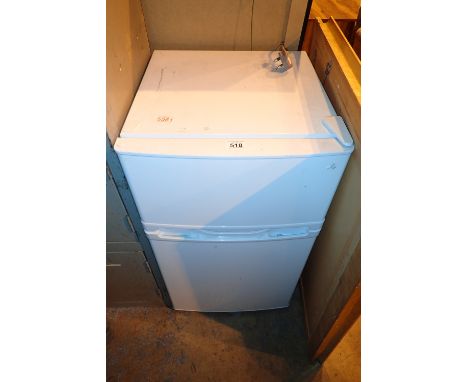 Small white unnamed undercounter fridge freezer  CONDITION REPORT: All electrical items in this lot have been PAT tested for 