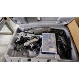 Central Pneumatics 1/8" Air Grinder, 56,000 RPM, & Dremel in Case w/ Accessories