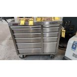 Craftsman Stainless 11-Drawer Rolling Tool Cabinet w/ Misc. Content
