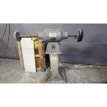 Baldor Double End Pedestal Buffer, 1.6 HP, 3600 RPM, 3/4" Arbor