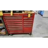 Waterloo 15-Drawer Rolling Tool Cabinet w/ Content (No Taper Tooling or Tool Racks)
