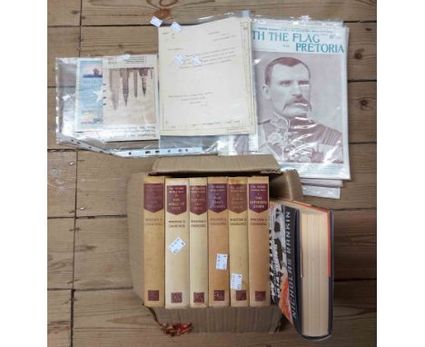 Winston Churchill: The Second World War in six volumes - sold with Churchill's Wizards by Nicholas Rankin and nine 'With the 