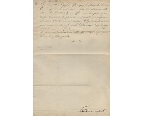 Royal Collection of various Kings and Queens across the continent signed letters/cutouts. H. M Mathilde Queen, H. M Francis K