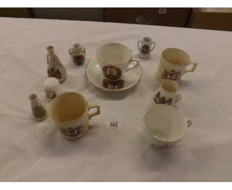 QTY OF COMMEMORATIVE CHINA INCL; A CUP &amp; SAUCER FOR THE CORONATION OF EDWARD VIII WHO ABDICATED 