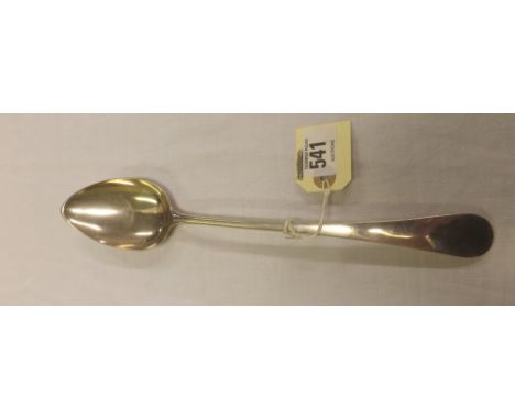 OE SILVER BASTING SPOON - LONDON GEORGE III 1809 BY PB &amp; WB,