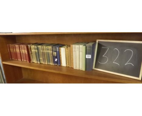 SHELF OF HARDBACK BOOKS - DICKENS, HG WELLS, JAYNE AUSTEN ETC