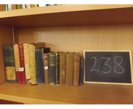 PART SHELF OF HARDBACK BOOKS ON WINSTON CHURCHILL, CHARLES DICKENS ETC
