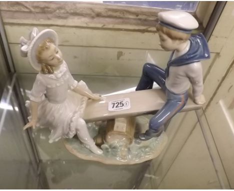 A LLADRO SEE SAW