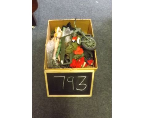 A CARTON OF ACTION MAN FIGURES &amp; CLOTHING