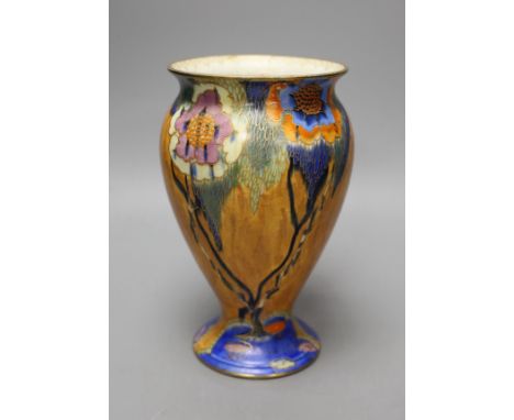 A Carltonware Rosetta 3505 pattern vase, 20cm