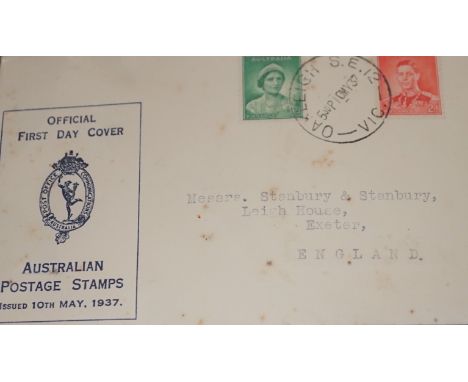 Fifty six Coronation commonwealth first day covers