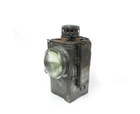 An early railway lamp.