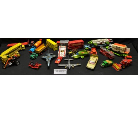 Die Cast Vehicles - including Matchbox, K-9 Guy Warrior Car Transporter, Leyland Tipper, Scammell Mobile Crane etc;  Corgi To