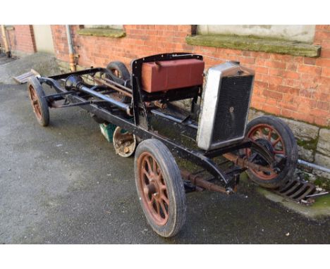 A 1931 Morris Cowley rolling chassis available as a project.with suitabel current V5C with interesting non transferrable numb