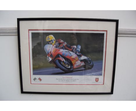'Joey's Swansong' framed limited edition print 