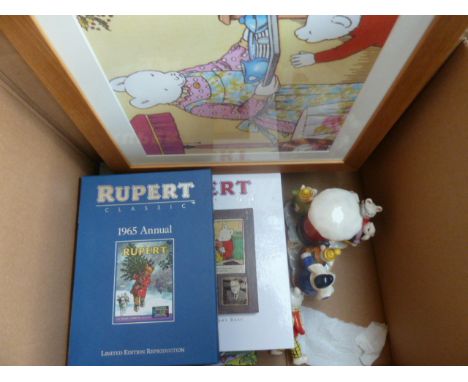 Rupert Bear - Royal Doulton figurine "A Letter to Santa" no. 162 of 450; Royal Doulton "Rupert"; Annuas Nos. 73 - 70; 55 with