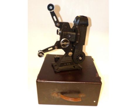 Pathescope 8mm ant projector in case. Condition reports are not available for our Interiors Sale.