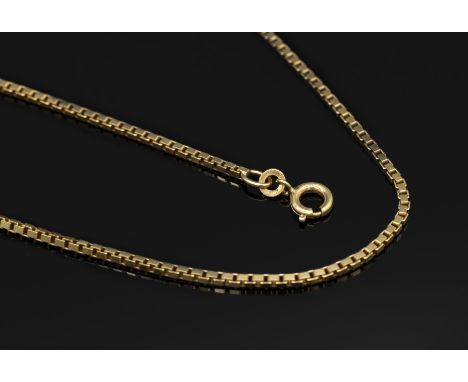 8 kt Gold Kette, GG 333/000,   L. ca. 50 cm, ca. 9.6 g, Federringschließe8 kt gold chain, YG 333/000  , l. approx. 50 cm, app