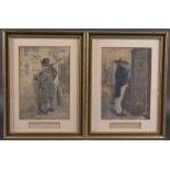 AFTER ERSKINE NICOL (POSSIBLY BY CURRIER & IVES) 'Outward Bound' and 'Homeward Bound', a pair of