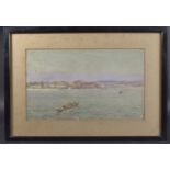 ROBERT HOLLAND WALKER (1882-1920) 'Cape Coast Castle' Ghana, West Africa, watercolour, signed and