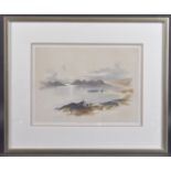 LOUIS HAGHE AFTER DAVID ROBERTS 'Wady Dabod, Nubia' original hand coloured lithographic print,