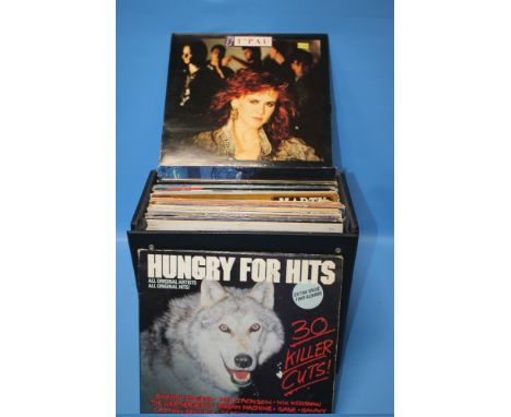 A COLLECTION OF LP RECORDS TO INCLUDE T'PAU, BOB DYLAN ETC.