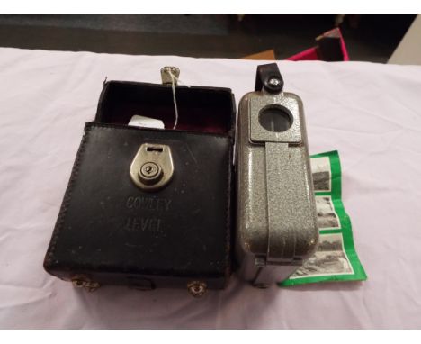 A 1960's Cowley Automatic level complete with leather case and instructions 