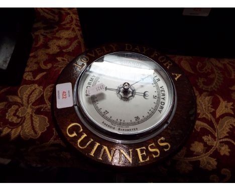 A Guiness advertising barometer 