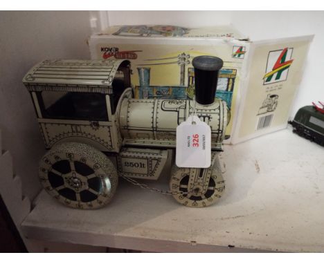 A 'Kovap' tinplate 1927 road roller complete with box