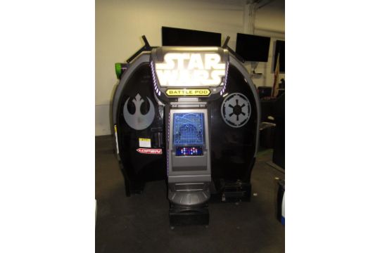 STAR WARS BATTLE POD DELUXE DOME ARCADE NAMCO Item is in used condition ...