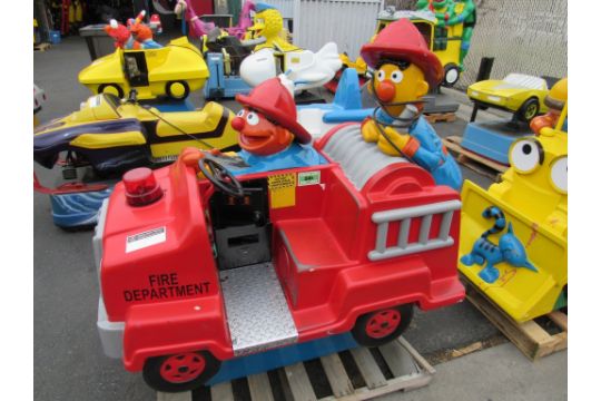 kiddie ride fire truck