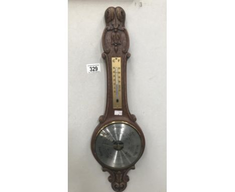 A small "banjo" barometer